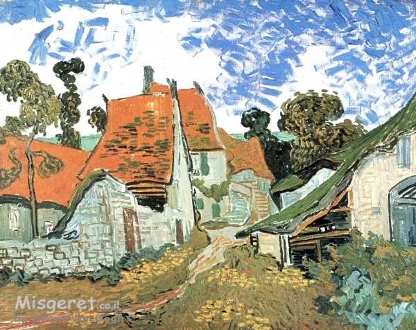 Village street in auvers