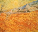 wheatfield with reaper