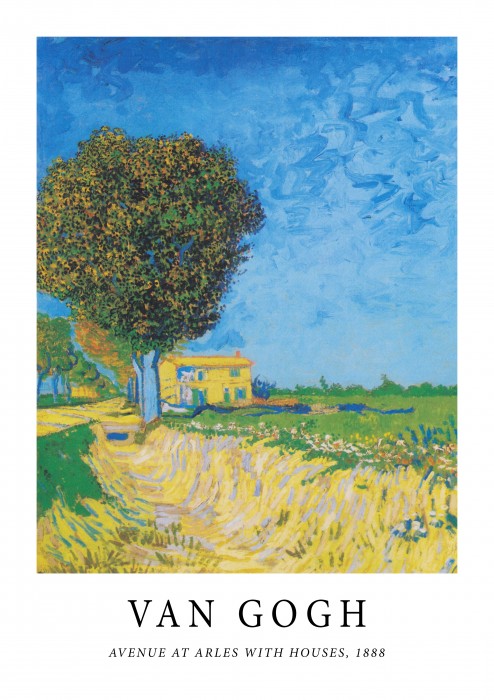 Avenue at Arles with Houses