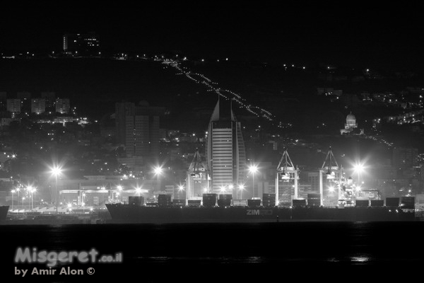 נמל חיפה והעיר התחתית