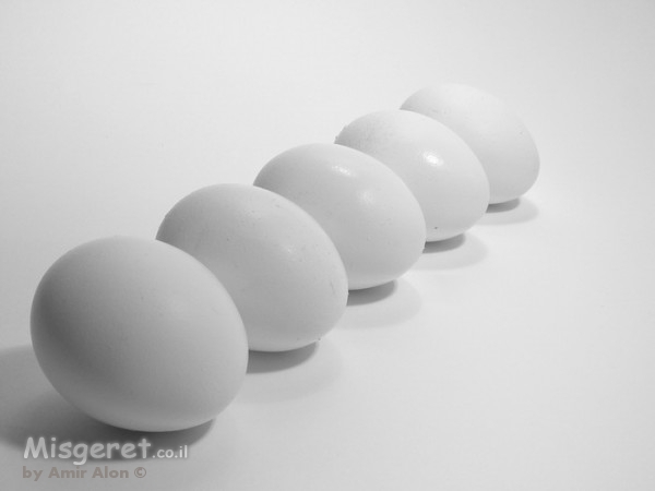 ביצים בשורה