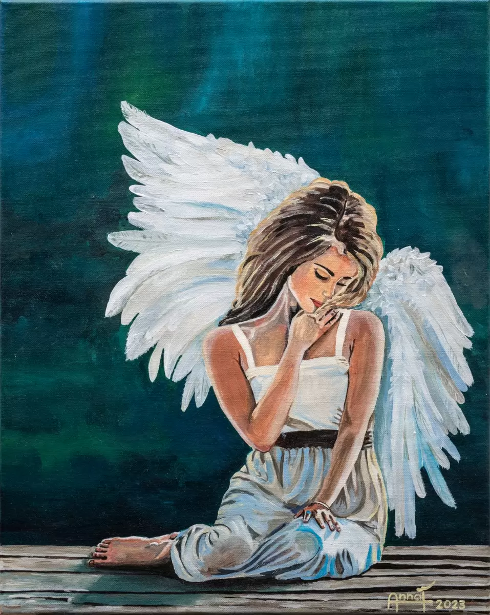 Angel - Anna Forsuk - תמונות לחדר שינה קלאסי  - מק''ט: 460996