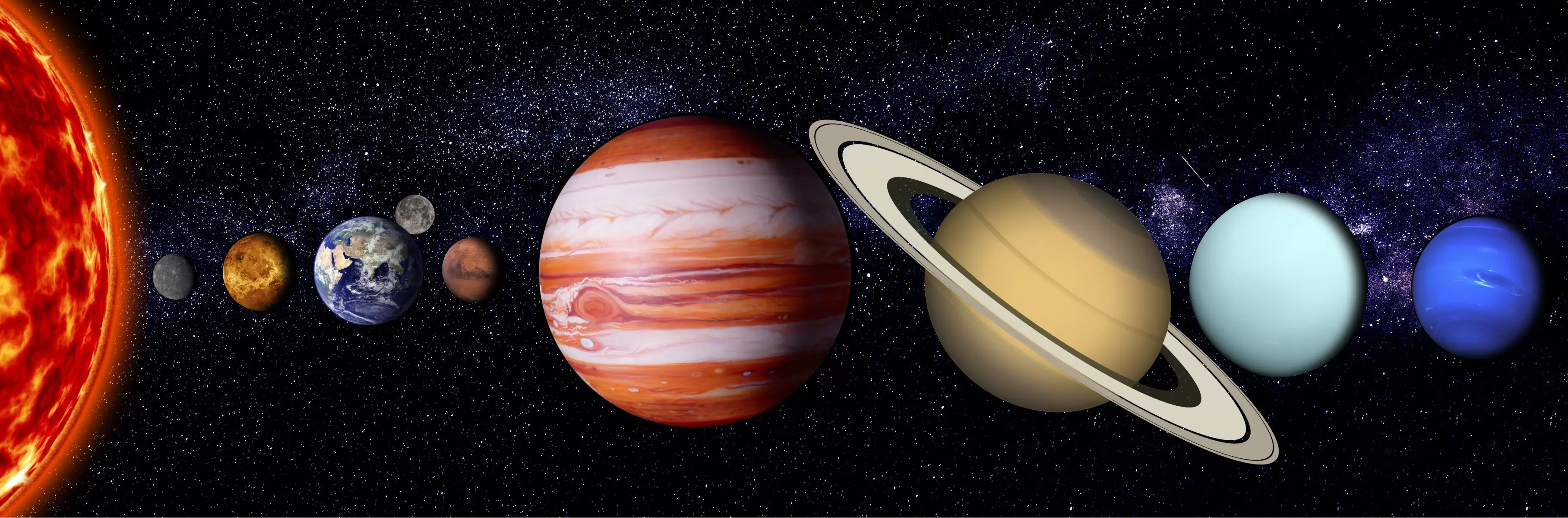 מערכת השמש הדמייה - Artpicked- space -  - מק''ט: 333382