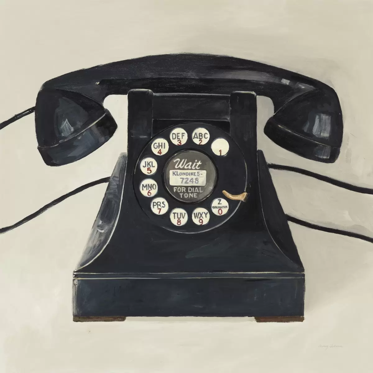 טלפון של פעם - Avery Tillmon - תמונות וינטג' לסלון  - מק''ט: 385583