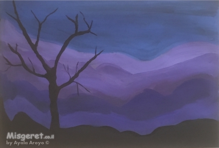 נוף מדברי קסום