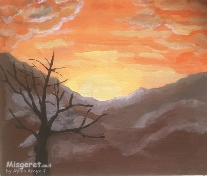 שקיעה בהרי אילת