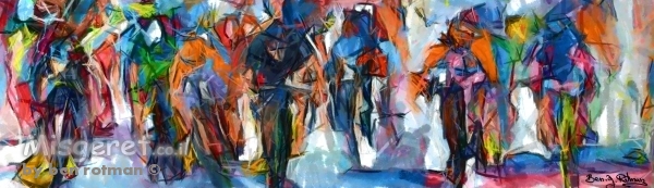 מירוץ אופניים מופשט