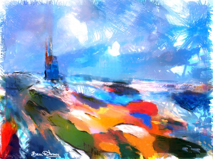 סערה בחוף פרישמן