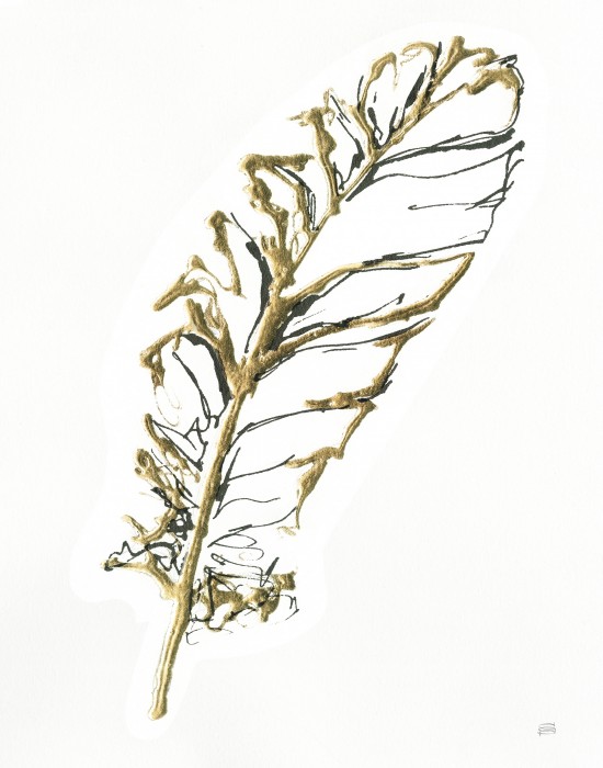 נוצה תורכית מוזהבת I