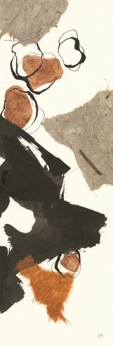 מופשט בצבעי אדמה וו