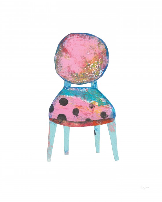 יושב עליך בול ורוד מנוקד