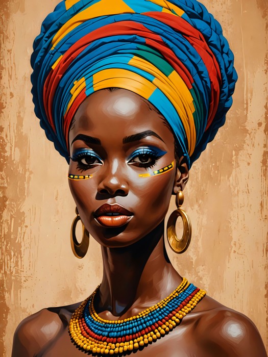 פורטרט אשה אפריקאית