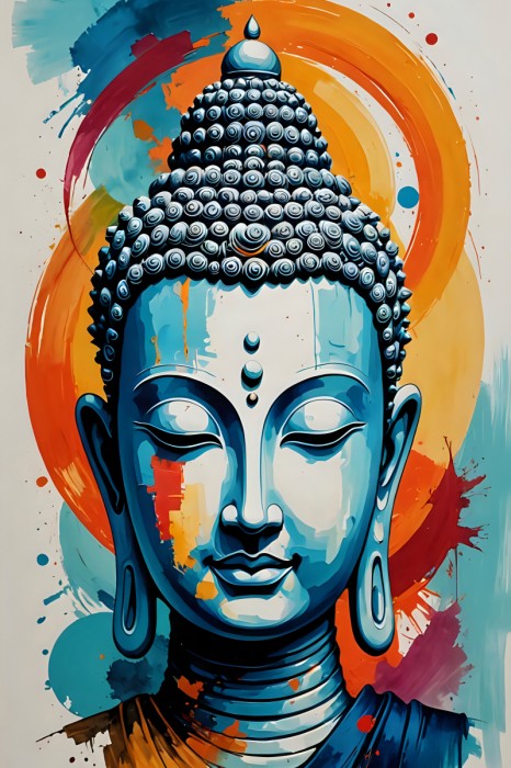 בודהה בצבע