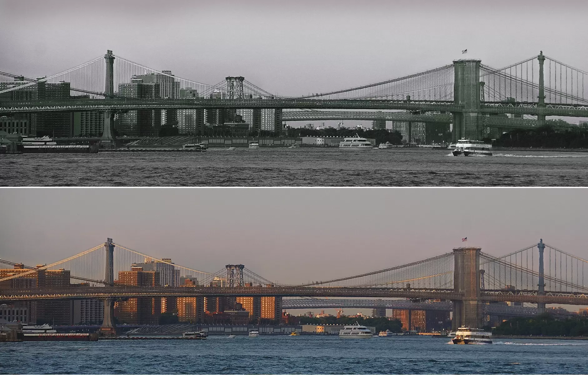 גשר ברוקלין - אלי נגר - תמונות אורבניות לסלון  - מק''ט: 320306