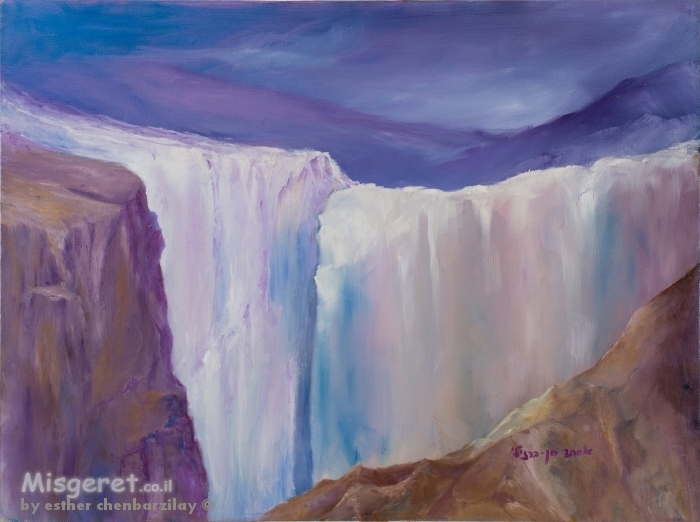 מפלים שקפאו