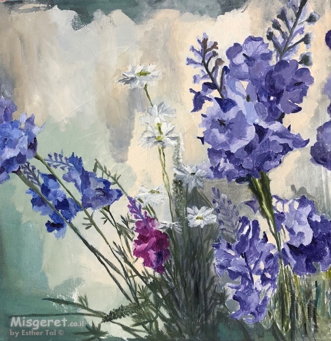 פריחה בסגול