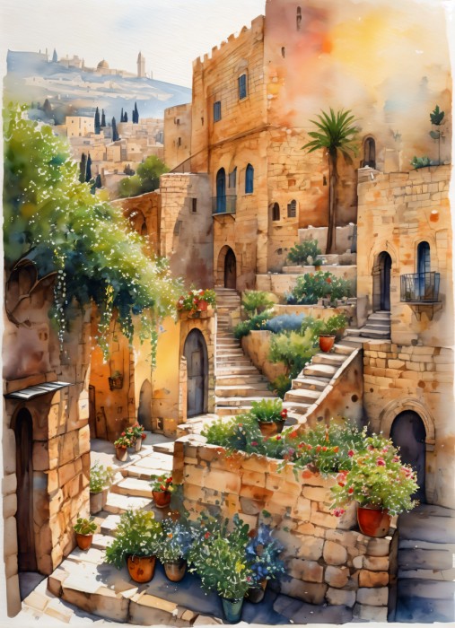 במעלה המדרגות