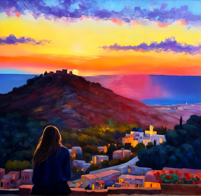 נוף לים התיכון