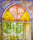 חלון ירושלמי צבעוני