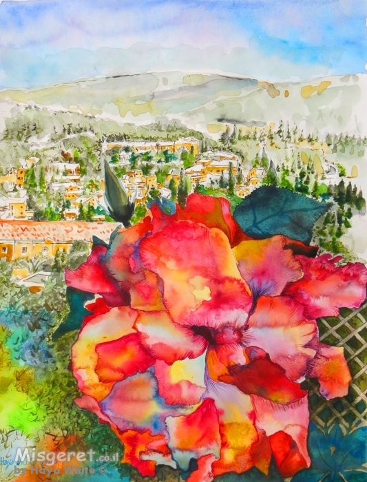 פרח רב צבעים