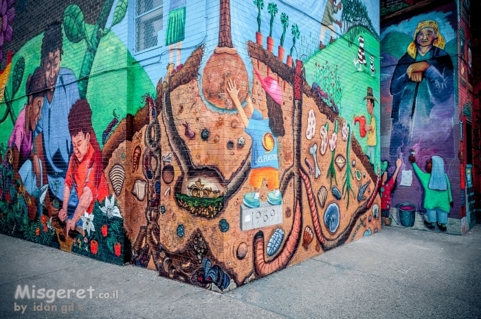 גרפיטי מעבר לפינה