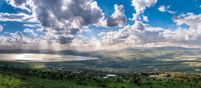 שקיעה על הכנרת