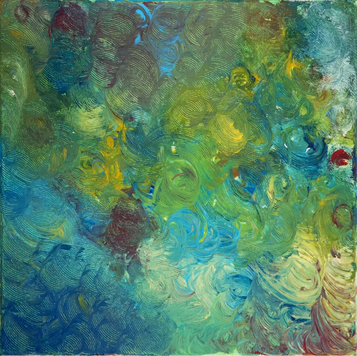 בועות של צבע - אירית שרמן-קיש - תמונות בועות גלים ומים אבסטרקט רקעים צורות תבניות מופשטות  - מק''ט: 259663