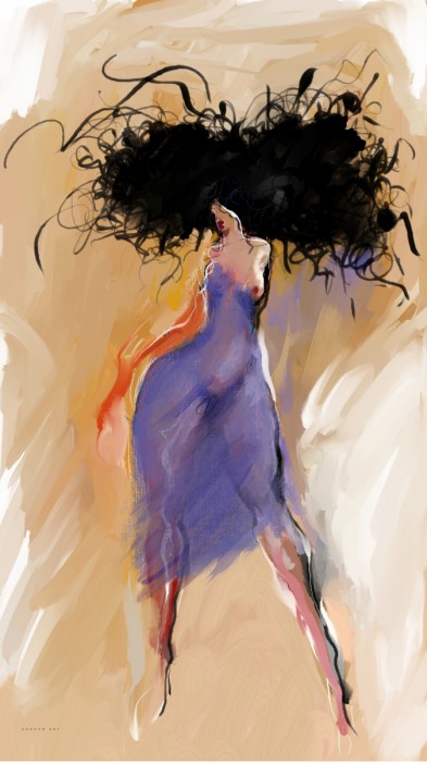 השמלה הסגולה