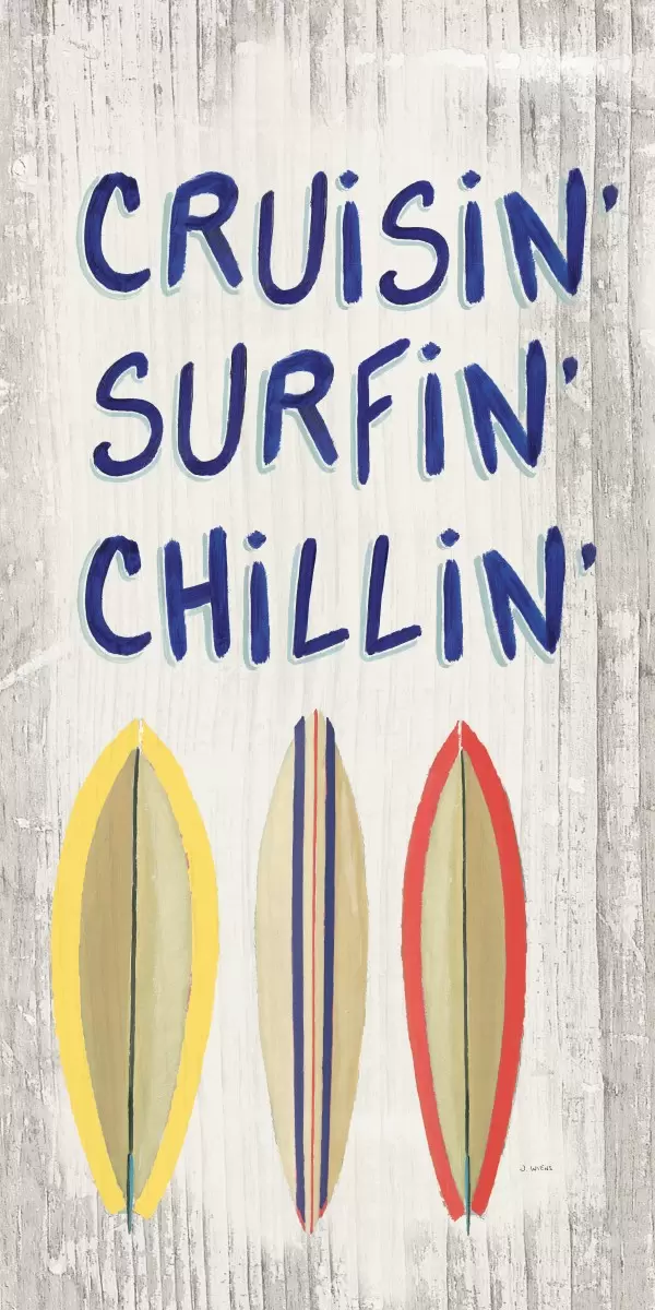 Chillin Surfin - James Wiens - תמונות לסלון רגוע ונעים חדרי ילדים  - מק''ט: 391006