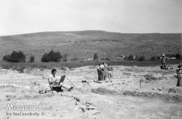בית ירח 1946 - חפירות