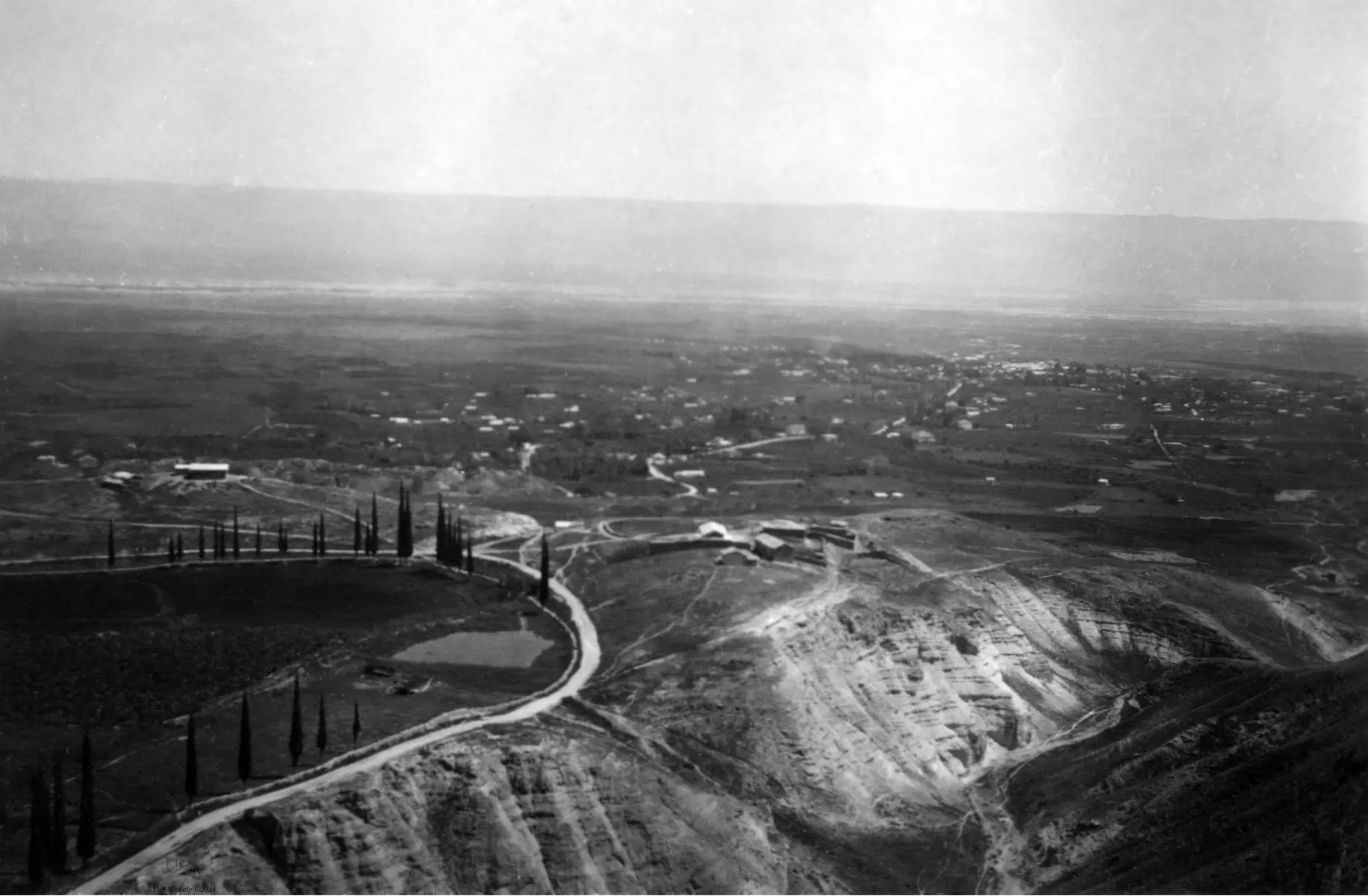 יריחו 1945 - מבט מלמעלה - דוד לסלו סקלי -  - מק''ט: 142193