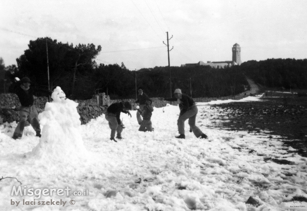 ירושלים ינואר 1946 - שלג