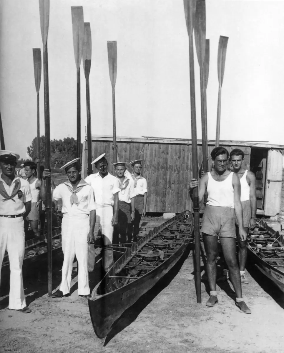 תל אביב 1939 מסדר צופי ים - דוד לסלו סקלי - אלמנטים מהים  - מק''ט: 143374