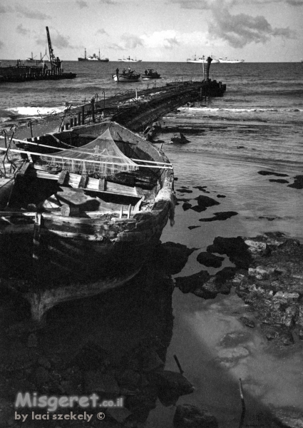 תל אביב 1937 המזח בבניה