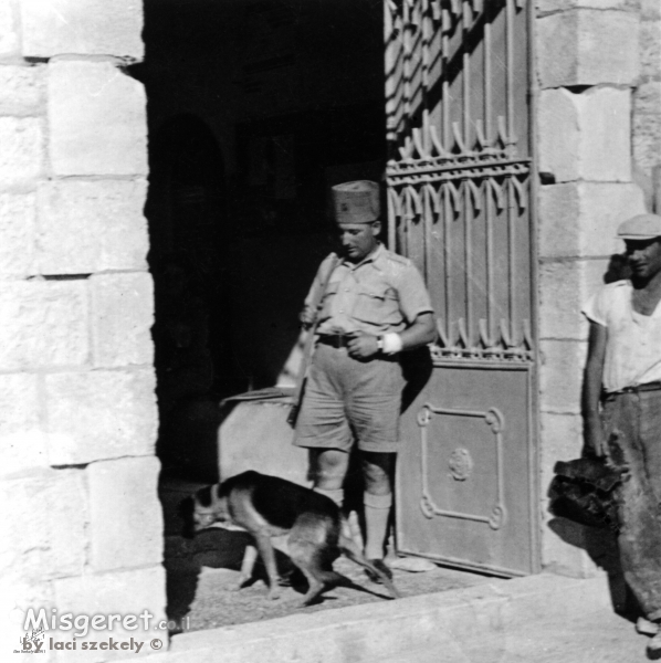ירושלים 1938 נוטר בכניסה