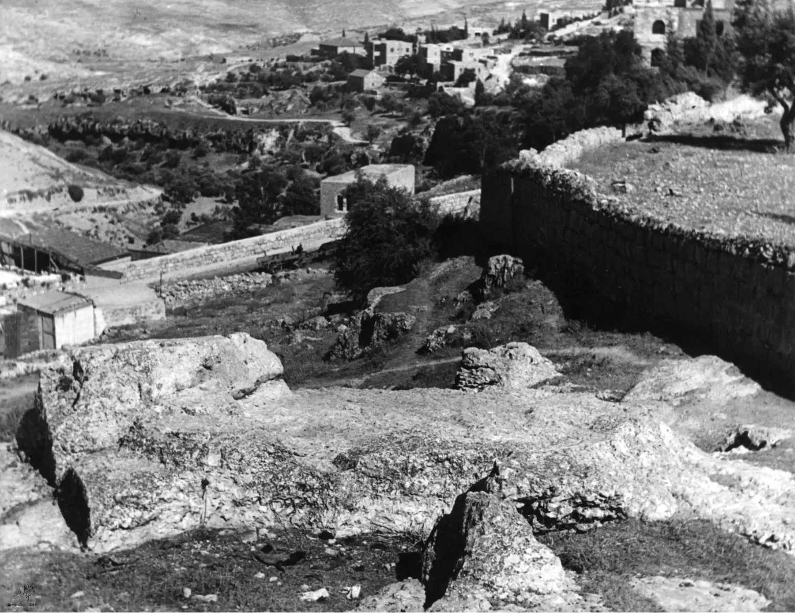 ירושלים 1938 הר הצופים - דוד לסלו סקלי -  - מק''ט: 143557
