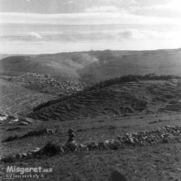 הרי יהודה 1942 מבט מהקסטל