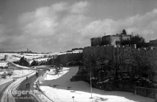 ירושלים העתיקה 1942 שלג