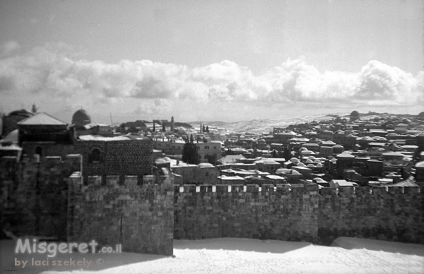 ירושלים העתיקה 1942 שלג