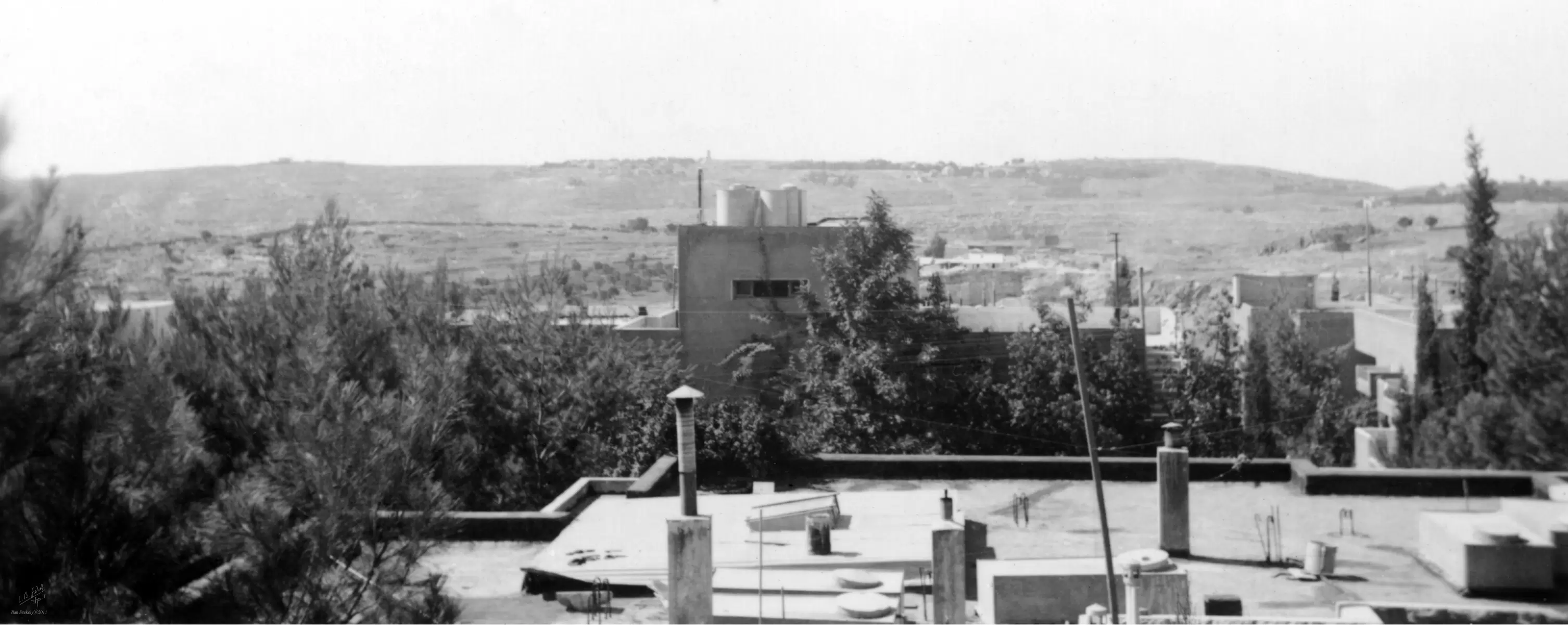 ירושלים 1943 רחביה, נוף - דוד לסלו סקלי -  - מק''ט: 144216