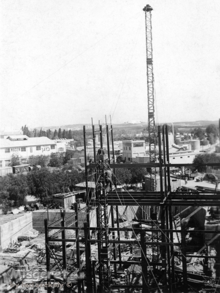 תל אביב 1937 בנית בית הדר
