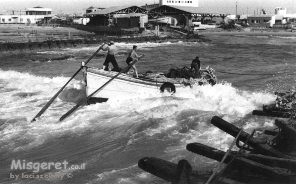 תל אביב 1937 סירת משוטים