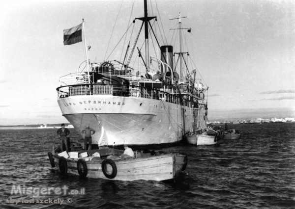 תל אביב 1937 סירות מטען