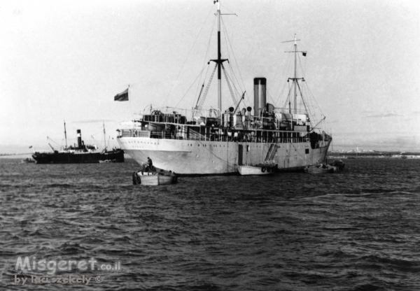 תל אביב 1937 אוניה וסירות