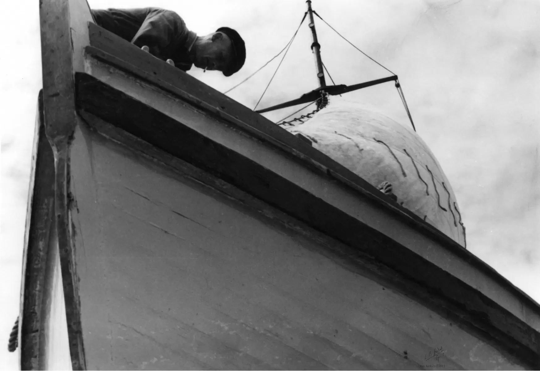 תל אביב 1937 תיקון סירה - דוד לסלו סקלי -  - מק''ט: 145992