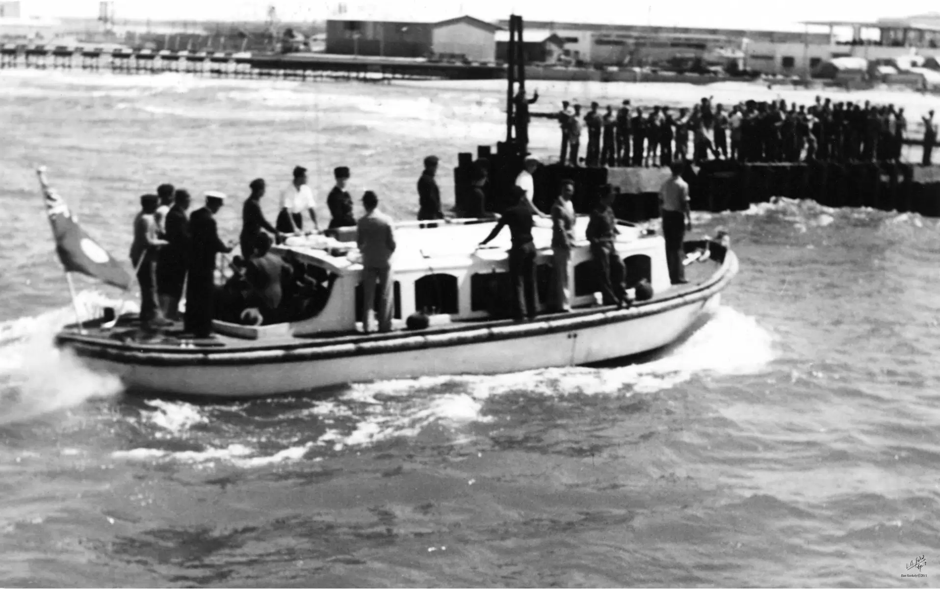 תל אביב 1937 סירת נוסעים - דוד לסלו סקלי -  - מק''ט: 146010