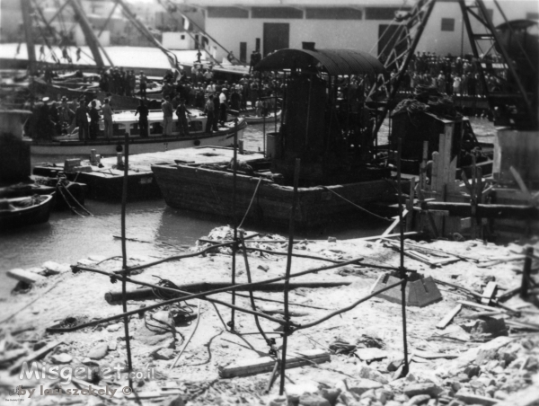 תל אביב 1937 טקס בנמל