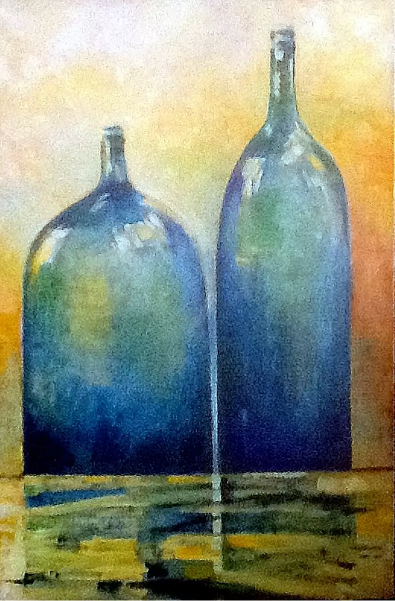 בקבוקים כחולים - מריאנה קיידלוב -  - מק''ט: 319428