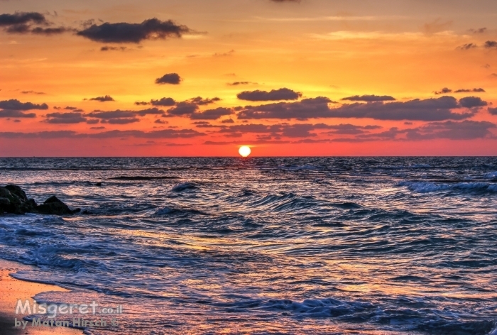 שקיעה בפלמחים