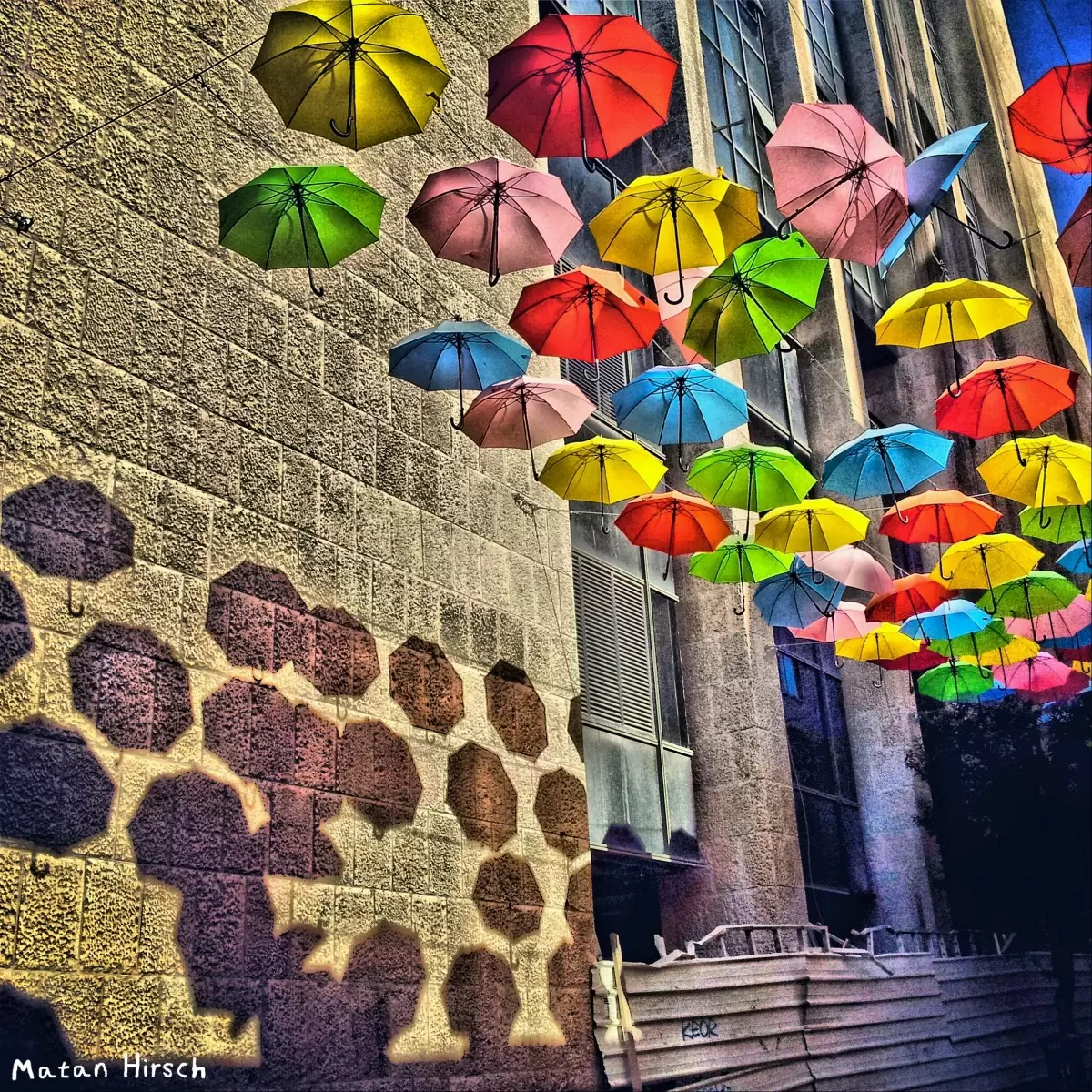 מטריות צבעוניות - מתן הירש - מטריות  - מק''ט: 318263